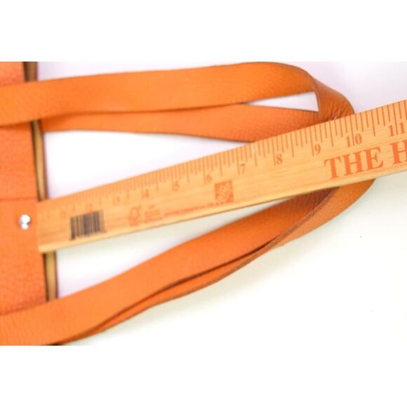 ROOMY Vin Baker TAN BROWN GENUINE LEATHER STUDS TOTE SHOULDER BAG HANDBAG PURSE - Picture 13 of 16